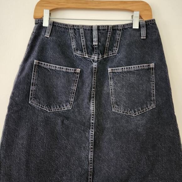 CLOSED Ibbie Dark Gray Denim Skirt- 28 MSRP $250 - Picture 6 of 16